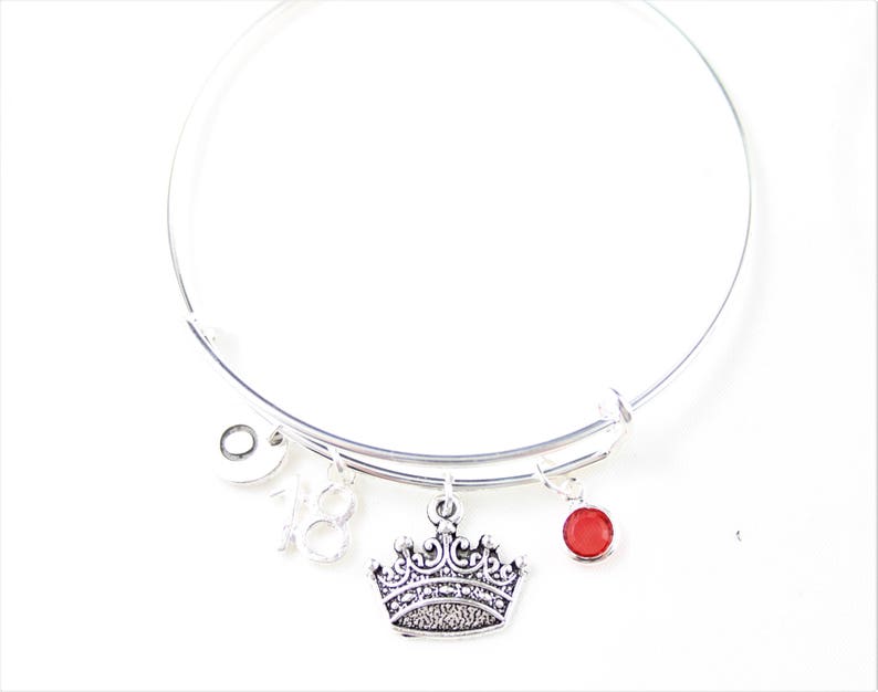 18th birthday bracelet Birthday queen gift Happy 18th Birthday Bangle birthday Gift for her birthday gift for daughter Gift for Friend