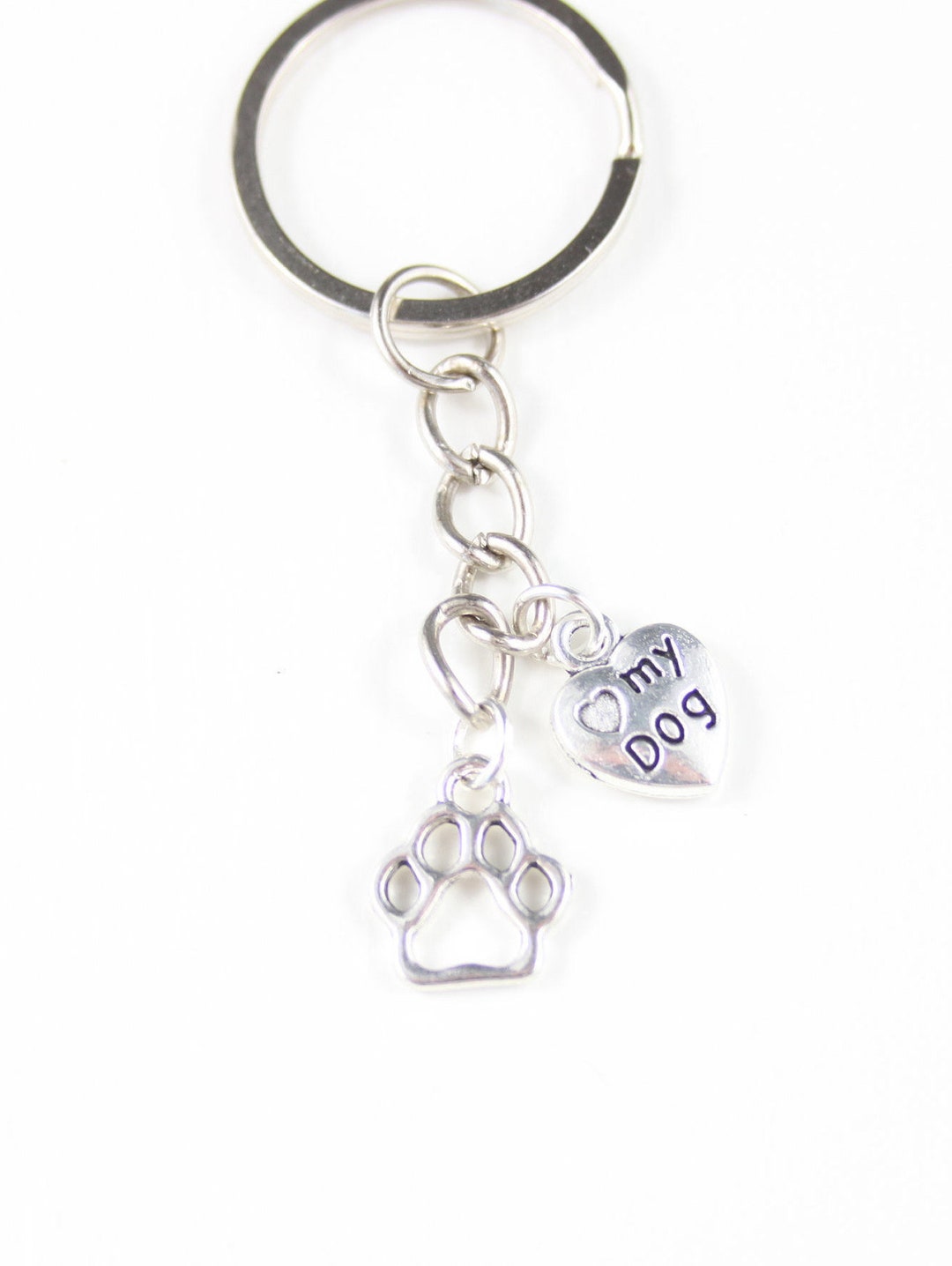 Dog Keychain Dog Owner Gifts Dog Paw Keyring Dog Gift for Etsy