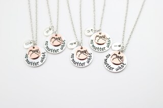 Set Di 6 Collane Dell'Amicizia A Forma Di Puzzle Per Ragazze - Gioielli Moda Incisi, Regalo Per Migliori Amiche, BFF, Sorelle