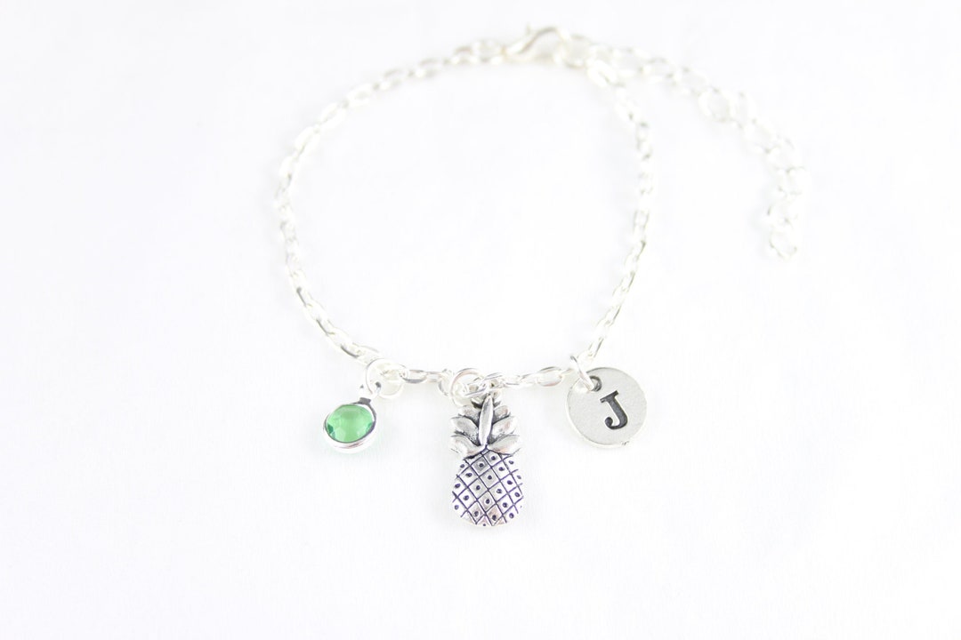 Pineapple Anklet, Personalized Anklet, Pine Apple Gift, Ananas Ankle
