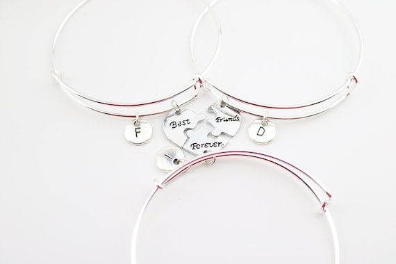 Buy 3 Best Friends Forever Bracelets, Three BFF Gifts, Personalized Woman  Girl Gift, Matching Gifts for 3 Friends, Friendship Jewelry, Christmas  Online in India - Etsy