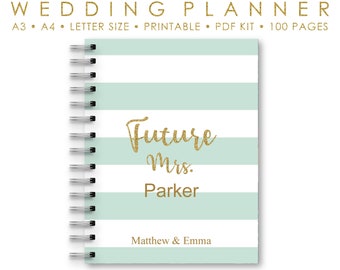 wedding planner printable etsy