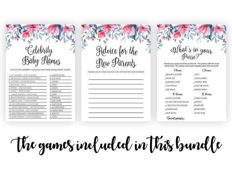 Baby Shower Activite Disney Parent Match Baby Shower Game Baby Shower Games Baby Shower Games bundle Printable TRG8107
