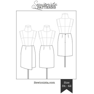 E-Book Grande Arche skirt classic & wrap skirt image 1