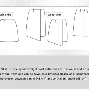 E-Book Grande Arche skirt classic & wrap skirt image 2
