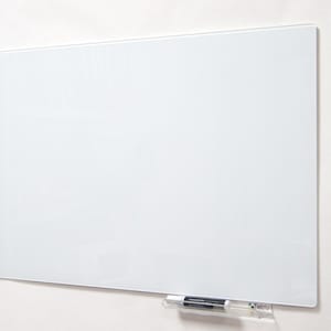 Magnetic Tempered Glass Dry Erase Board | Safe Glass Magnetic White Board | Glass Message and Note Board | Command Center | Wall Board Erase