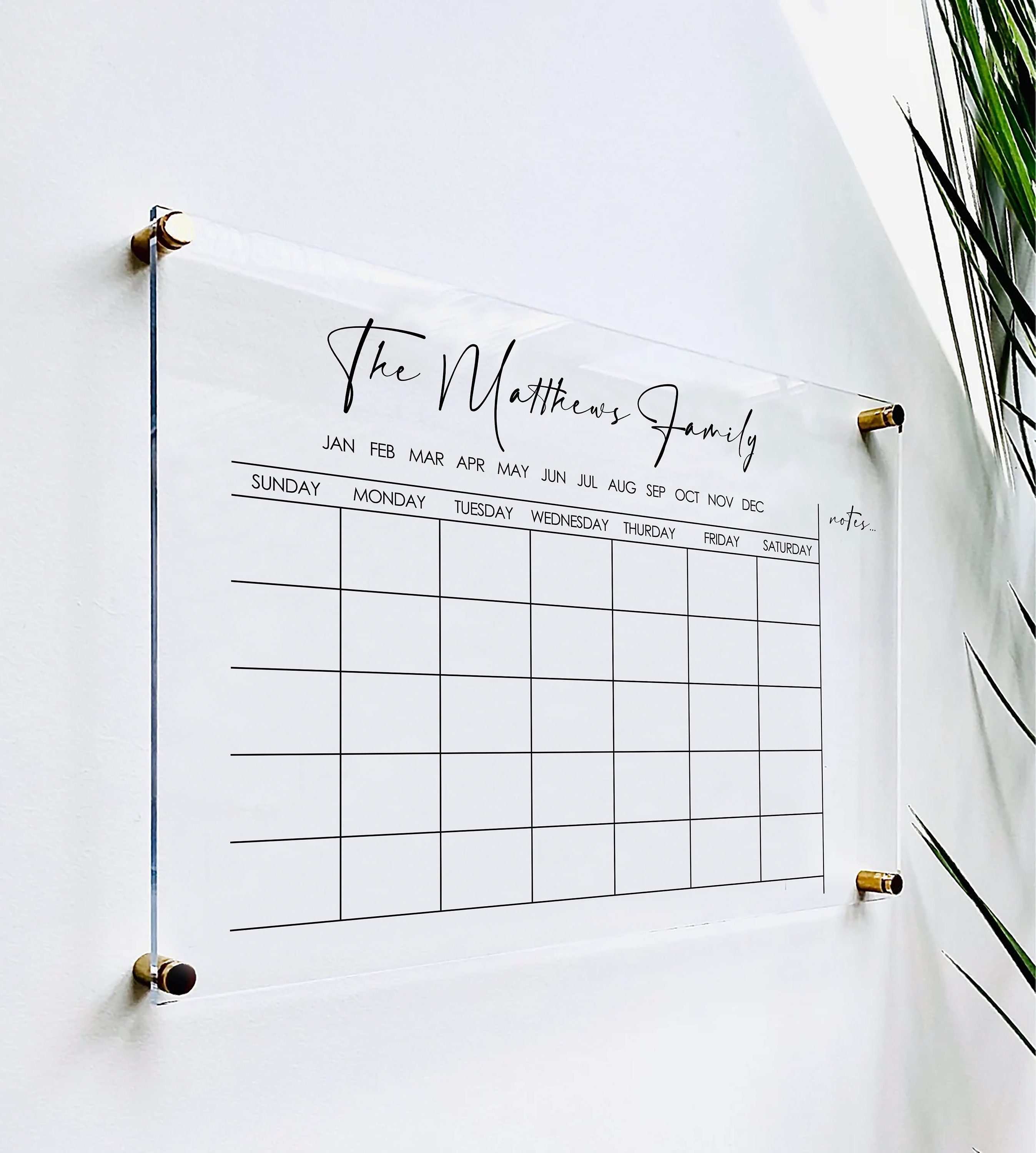 Monthly And Weekly Wall Calendar, Family Calendar Dry Erase Board, Calendar  Planner, Monthly Planner, Family Wall Planner, Acrylic Board - Tetris boards