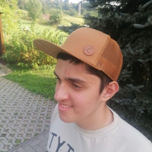 brown cap, man hat, woman cap, Baseball cap, cap with wooden brim/visor, Snapback hat, mesh cap, cap, hat, free engraving, universal 54-60cm