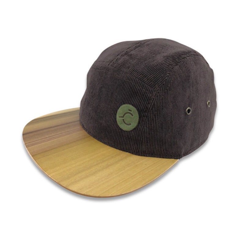 Download Snapback Capica Wooden Brimmed Cap Corduroy Tulipewood Etsy