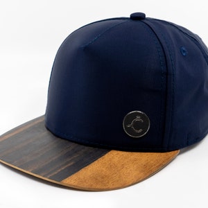 dad hat, herenhoeden, damespet, baseballcaps, pet met houten rand/klep, snapback-hoed, gratis gravure, blauwe glanzende hoed, petten, hoed, hout