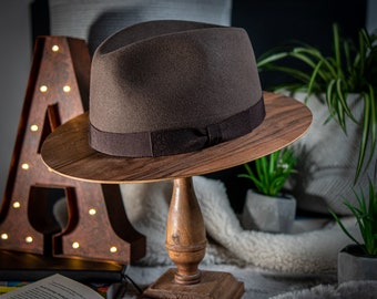 Wood Brim Fedora - Etsy Singapore