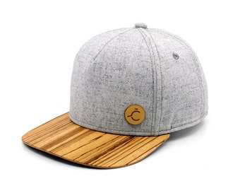 Sommermütze, Baseballmütze, Männermütze, Frauenmützen, Mützen mit Holzschirm, Snapback Mütze, Original Mütze, graue Mütze, Kappe, Hüte, gratis Gravur