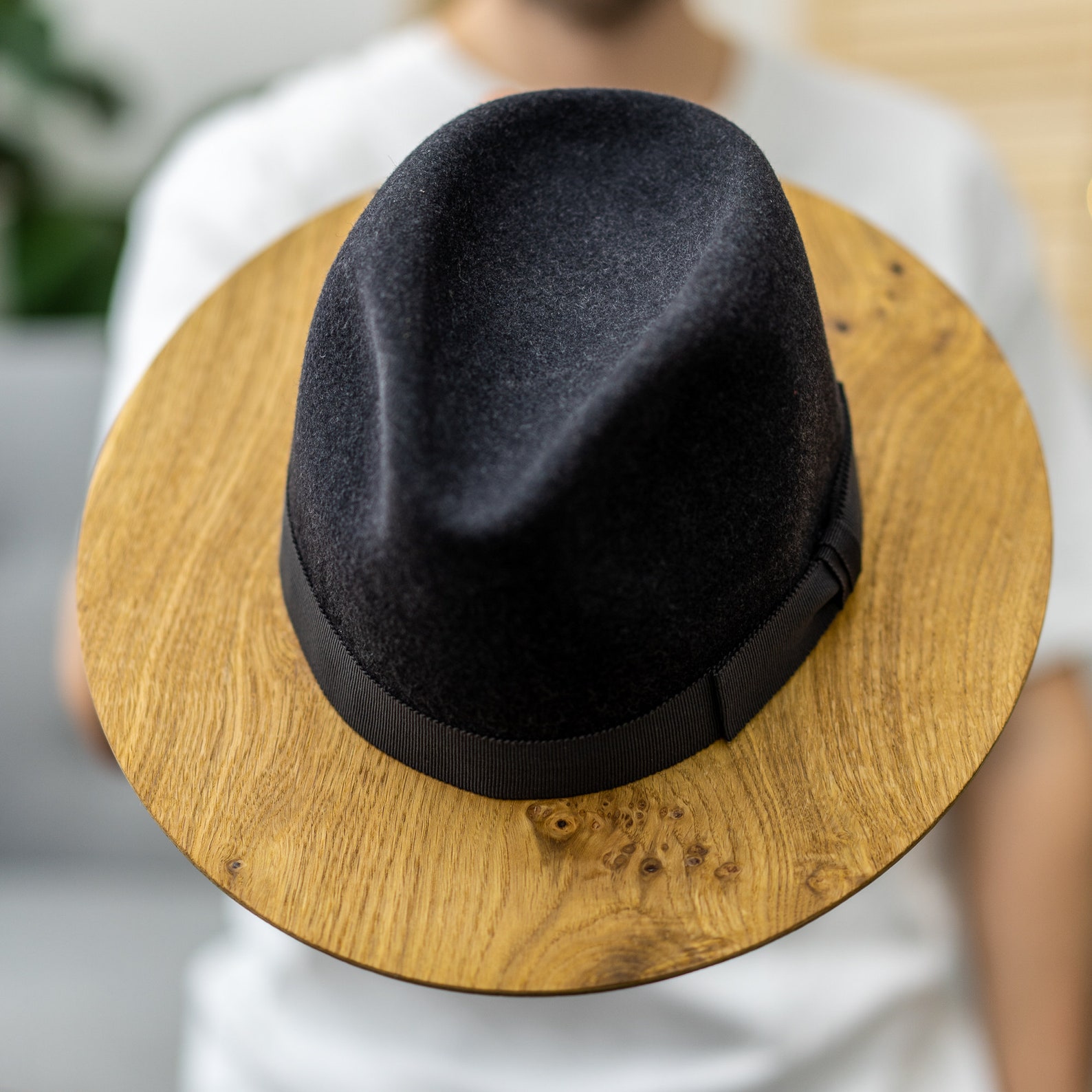 CUSTOM Fedora Hat With Wooden Brim Fedora for Men Fedora for Etsy