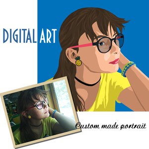 Your Portrait made in Ukraine, Portrait from photo, custom digital portrait, family portrait, custom couple portrait, Ukrainian seller