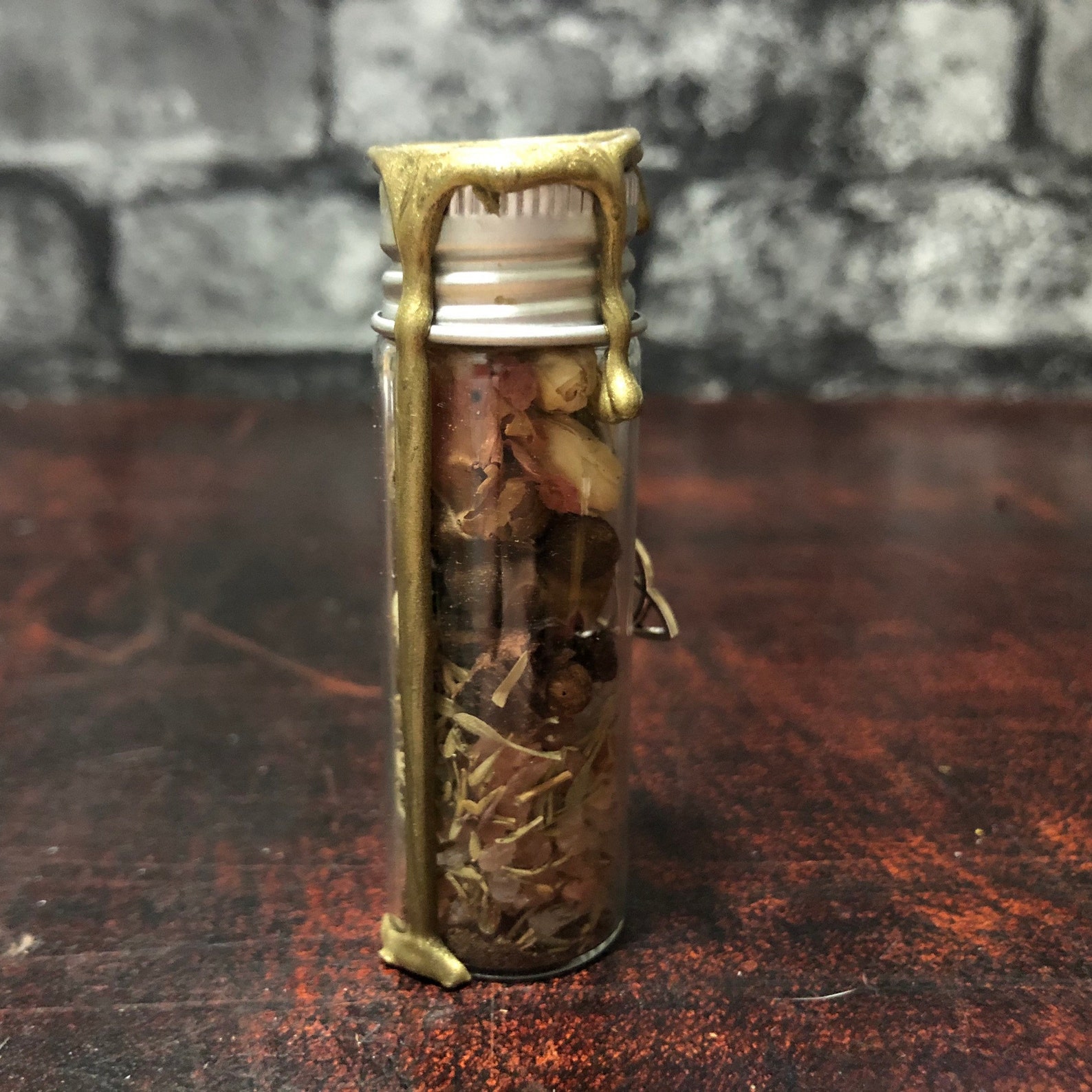 Health Happiness and Protection Spell Bottle Vial Witch Etsy