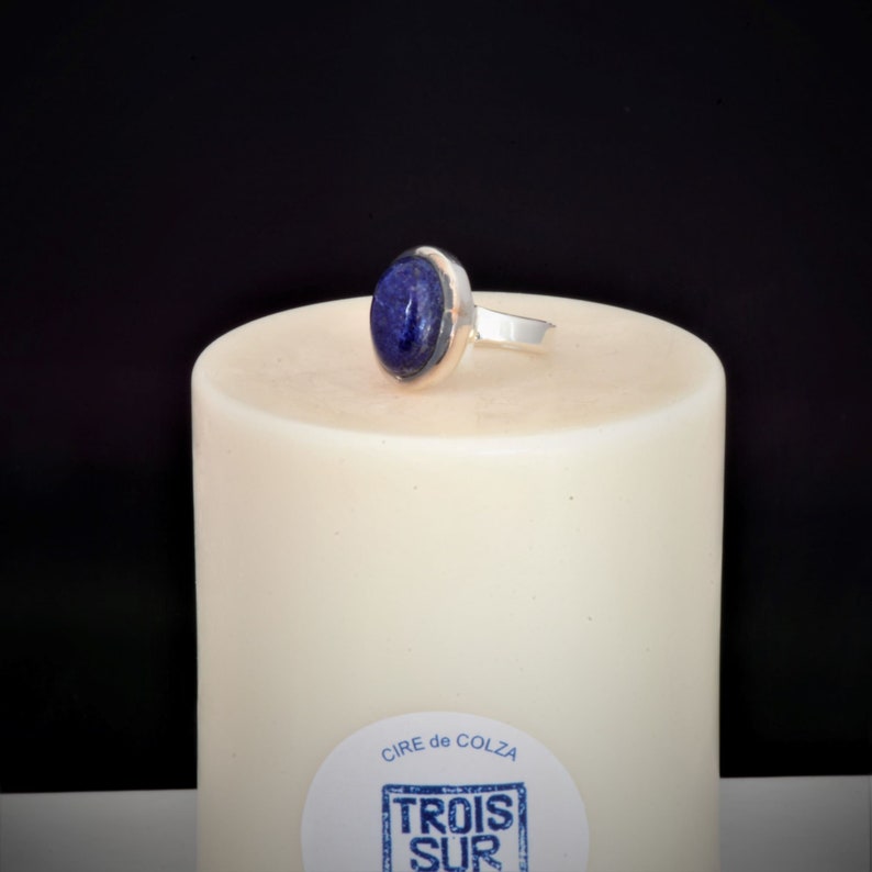 Silver and Lapis Lazuli Ring for women LUISA