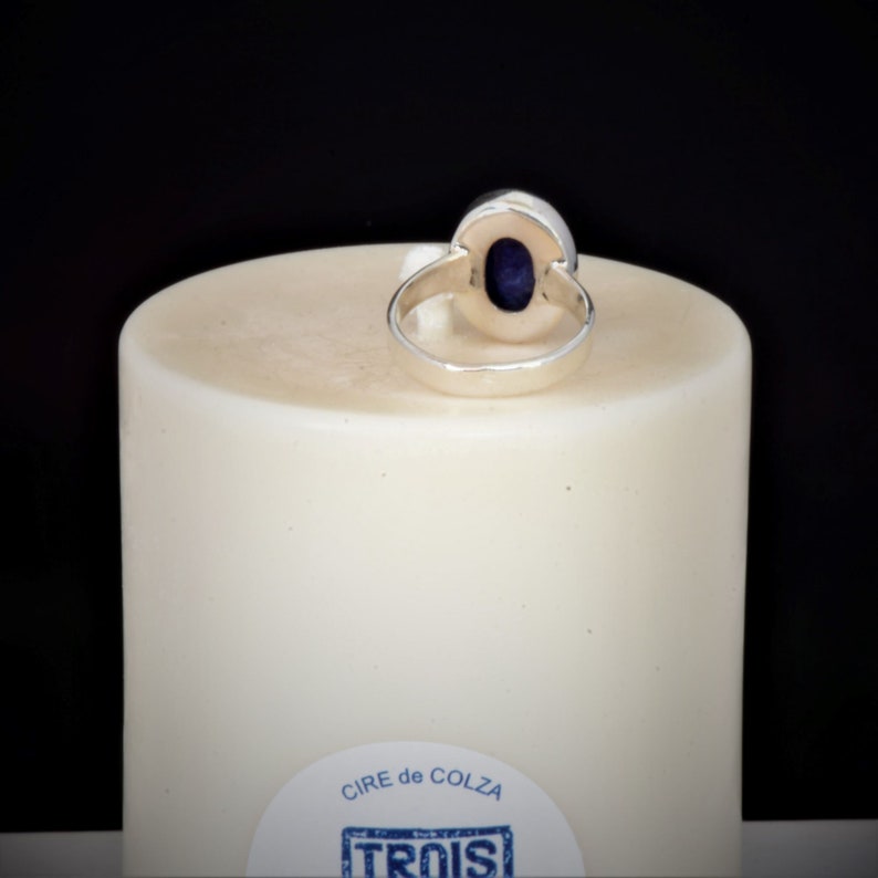 Silver and Lapis Lazuli Ring for women LUISA