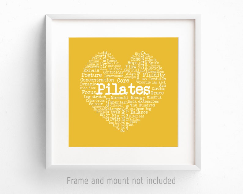 Love Pilates art print