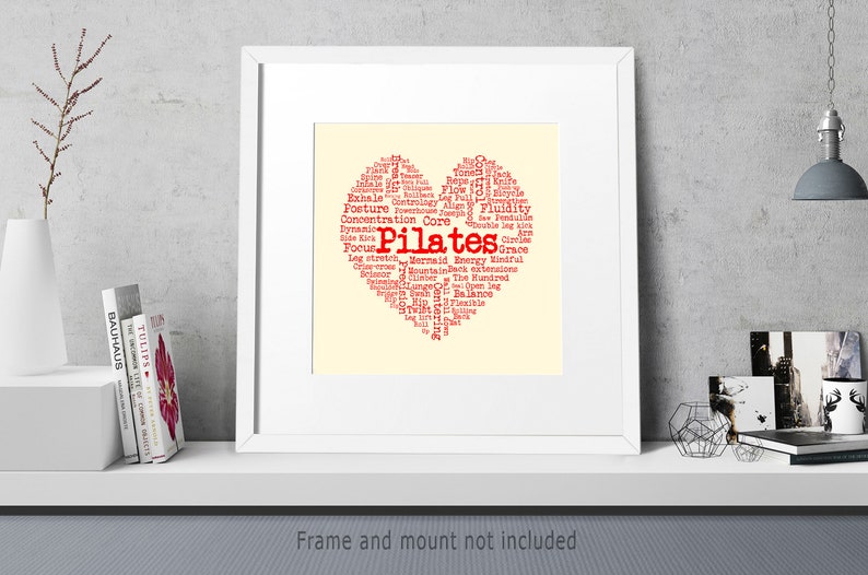 Love Pilates art print