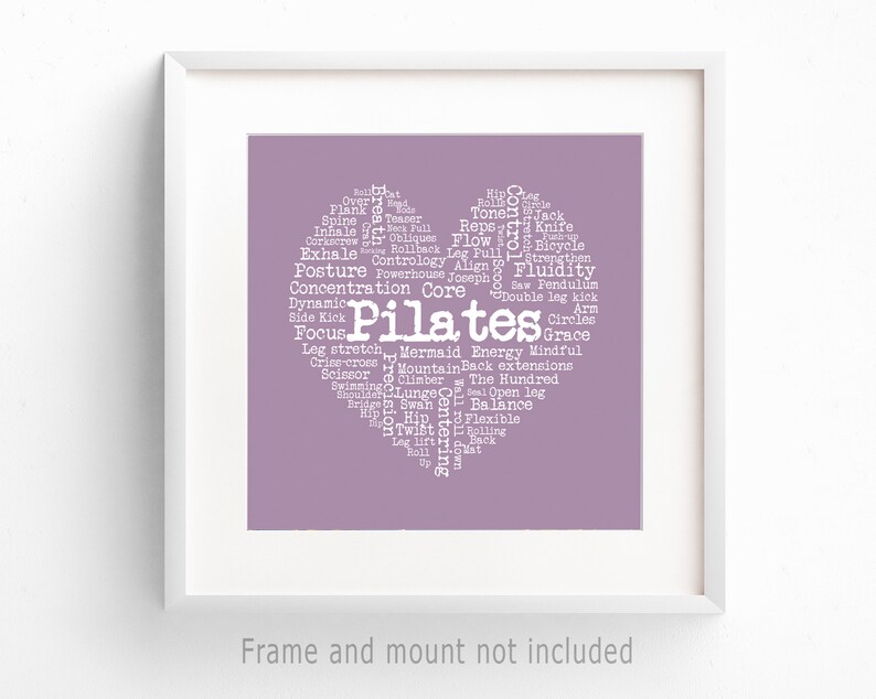 Love Pilates art print