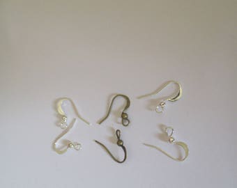 set of 3 pairs hook earrings