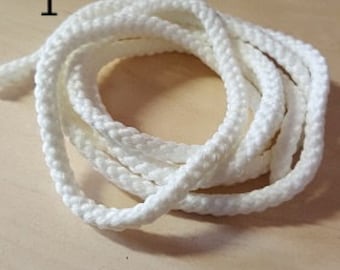 Braided cotton cord of different colors and diameters - Haberdashery accessory