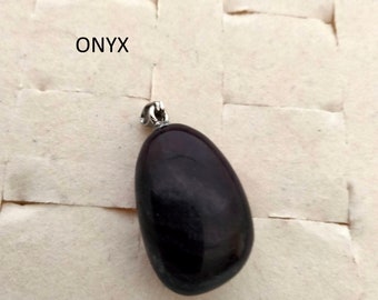 Pendant of different natural stones Jewelry pendant, stone pendant, natural stone