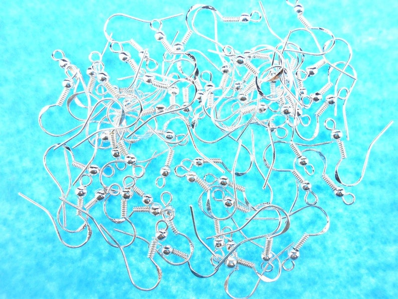 set of 5 pairs hook earrings in 925 silver or 18K gold plated Silver