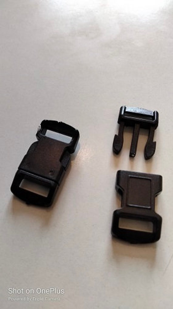 Buy Small Black Plastic Clip Buckles Quick Fastener for Buckle Closure With  Adjustable Strap Online in India 