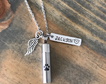 ash necklace for dogs