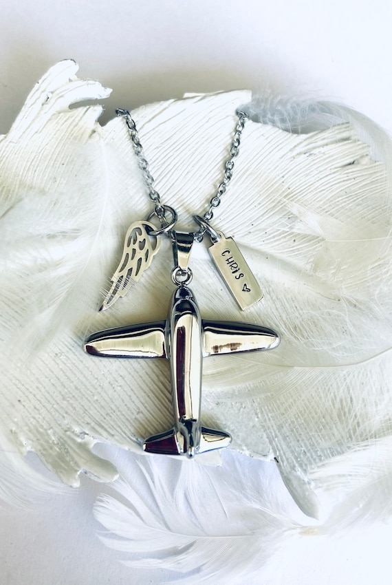 Airplane urn necklace discount
