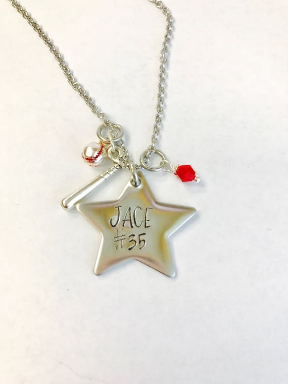 etsy baseball necklace