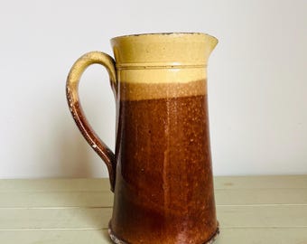 アンティークテラコッタの水差し：19世紀の農家の陶器 - Etsy 日本