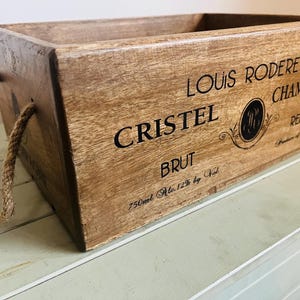 Rustic Wooden Storage Box