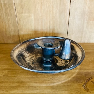 Lovely Vintage James Dixon & Sons Electroplate Silver Candlestick Holder