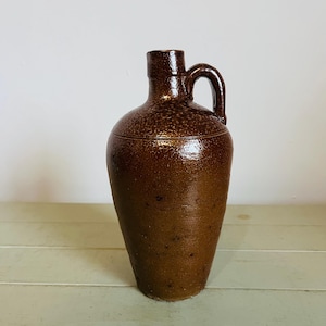 Lovely Vintage Portuguese Salt Glazed Stoneware Bottle