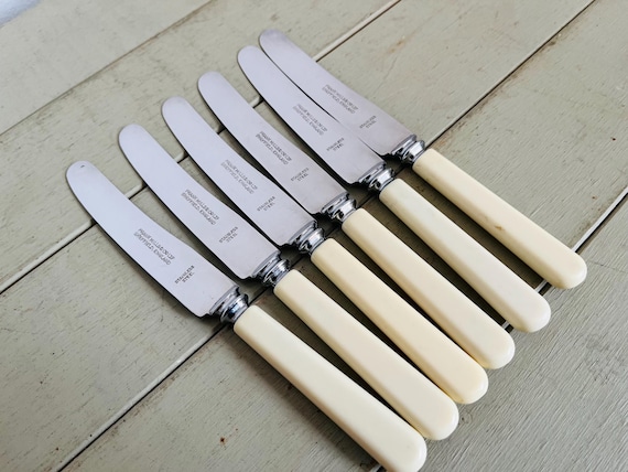 100年前のフォークとナイフセット　骨董品　マンモス牙 100年前のフォークとナイフセット 骨董品 マンモス牙