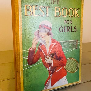Lovely Vintage The Best Book for Girls Story Book