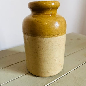 Lovely Vintage Glazed Stoneware Pot