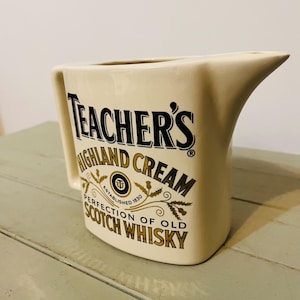 Belle cruche de whisky vintage Teacher's Scotch