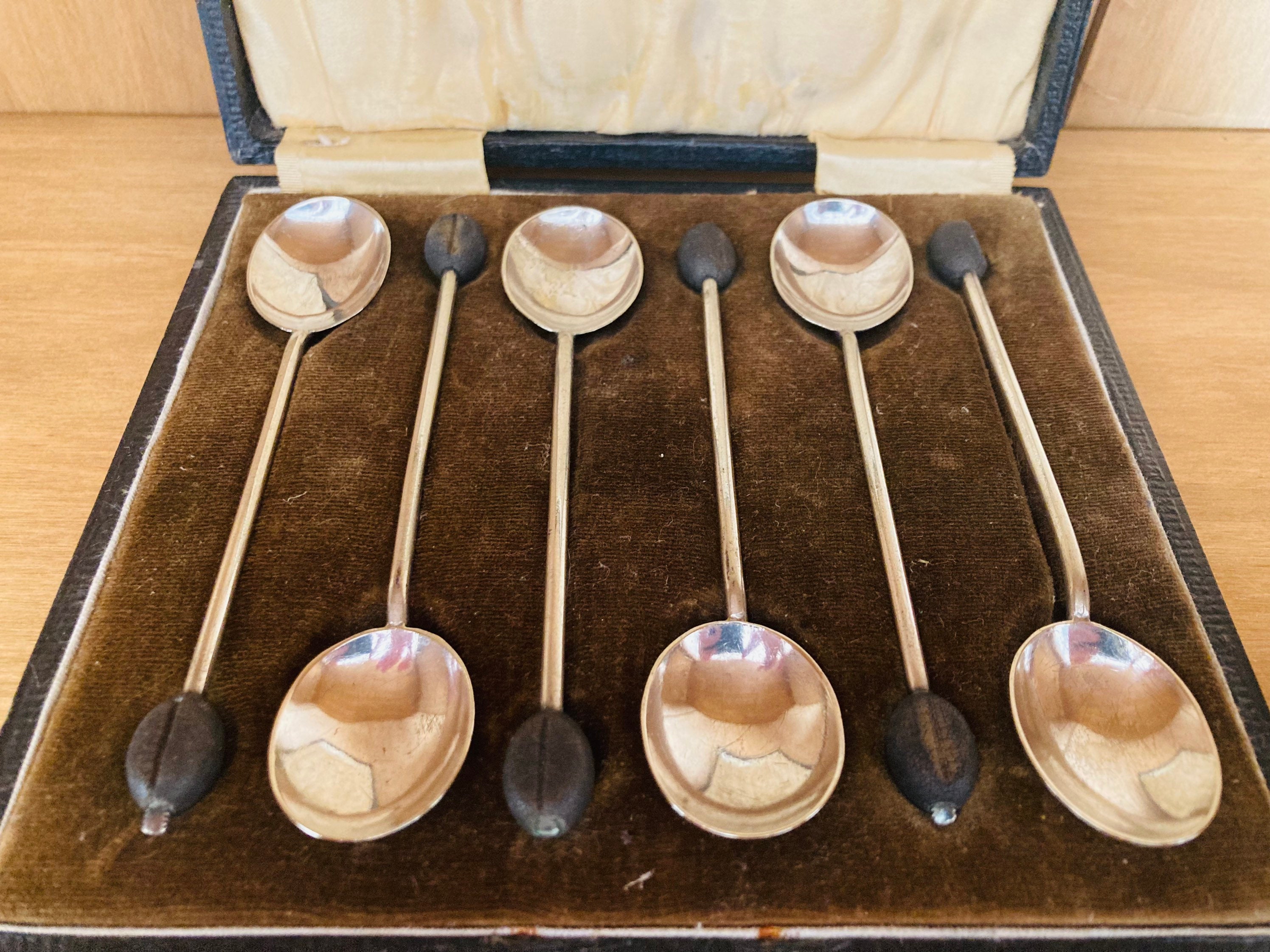 シルバースプーン 6本セット ギフトボックス付き 素敵なヴィンテージ