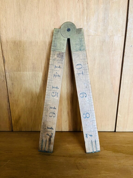 ヴィンテージ木製定規 60 cm/24 インチ - Etsy 日本