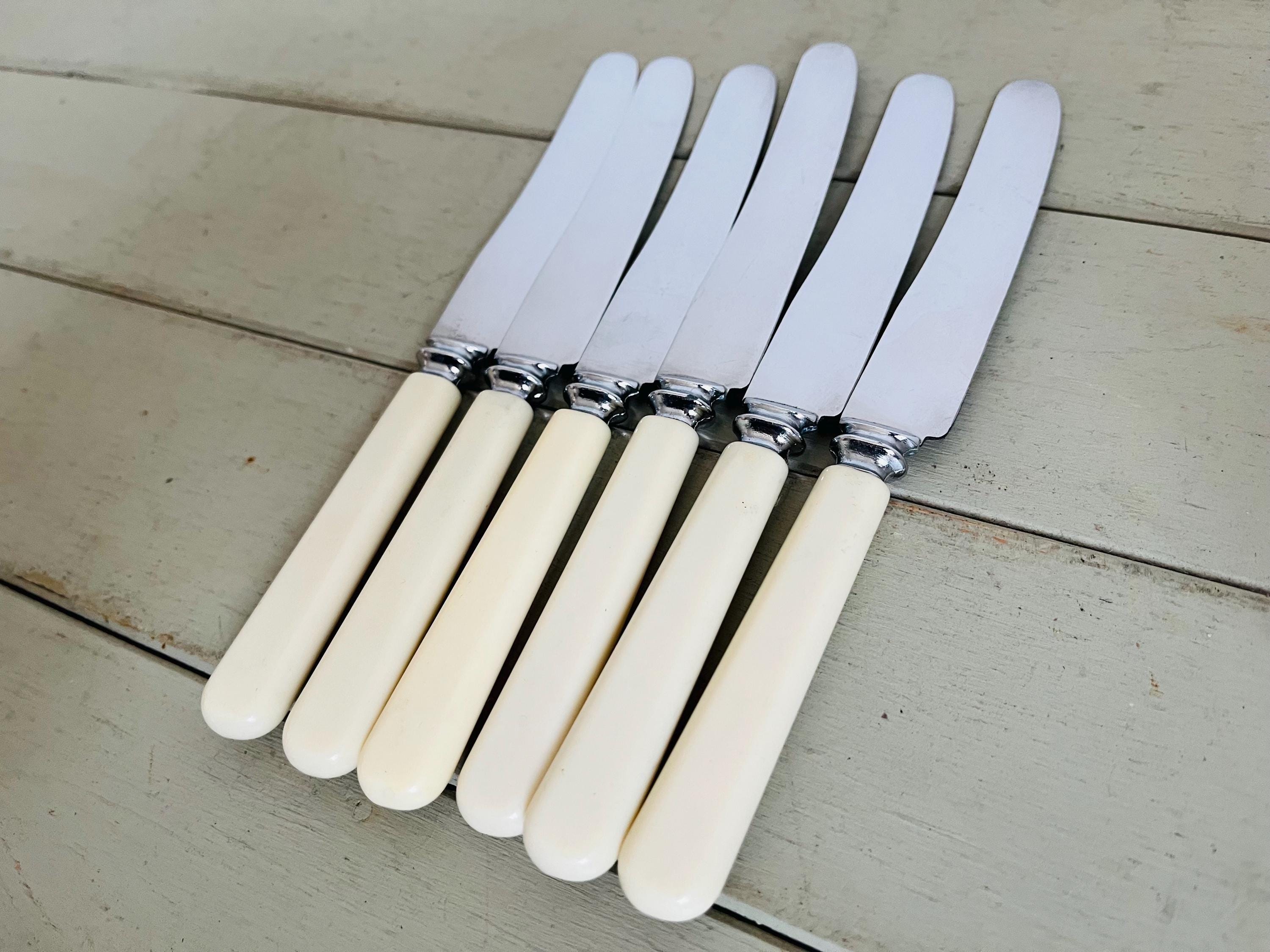 100年前のフォークとナイフセット　骨董品　マンモス牙 100年前のフォークとナイフセット 骨董品 マンモス牙