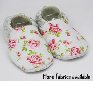 Handmade Baby Booties | Soft Fleece Shoes | Newborn Gift | Baby Shower Present