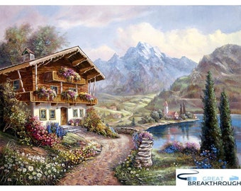 Full Square/Round Drill 5D DIY Diamond Painting Scenic House landscape Embroidery Cross Stitch