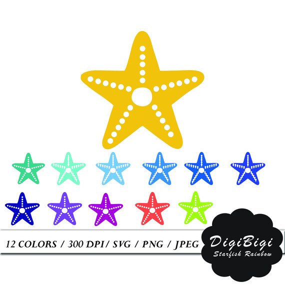 Download Starfish Clipart Starfish Svg Printable Planner Starfish Stickers Starfish Vector Starfish Stickers Sealife Svg Nautical Svg