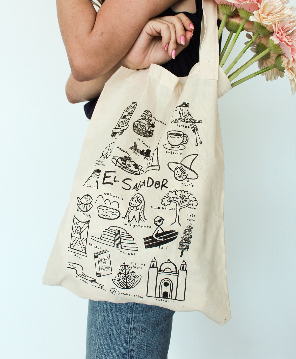 El Salvador Tote Bag eco friendly bag sopping bag groceries | Etsy