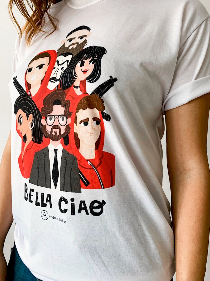 T shirt tokyo la casa de papel Clearance