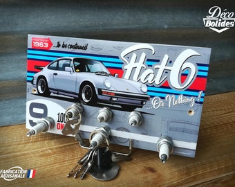 &quot;Flat Six&quot; wall key holder for German sports car.