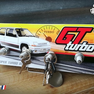 Renault R5 GT Turbo key ring, supercinq.